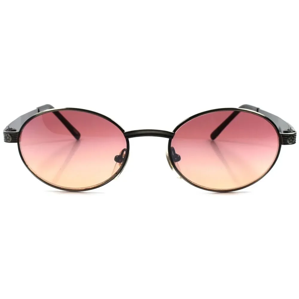 True Vintage Classic Mens Womens Metal Round Oval Sunglasses